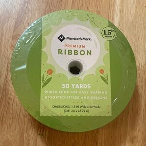 Member's Mark Premium Green Ribbon - 50 Yards